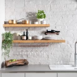 Funky Chunky Furniture 12x2 Rustic Floating Shelf (29x5cm)