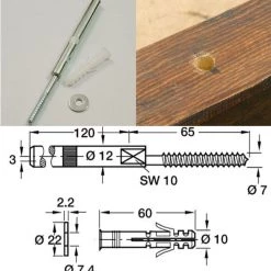 Funky Chunky Furniture 12x2 Smooth Floating Shelf (29x4.5cm)