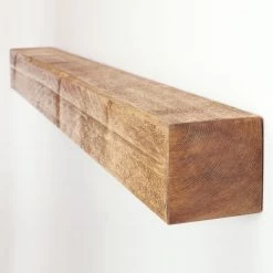 Funky Chunky Furniture 4x4 Rustic Mantel Beam (10x10cm) All Wooden Shelving