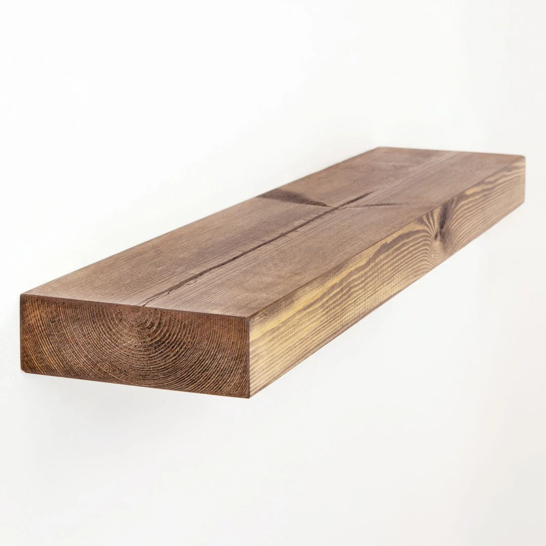 Funky Chunky Furniture All Wooden Shelving 6x2 Smooth Floating Shelf (14.5x4.5cm) 3 Funky Chunky Furniture All Wooden Shelving 6x2 Smooth Floating Shelf (14.5x4.5cm)