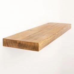 Funky Chunky Furniture 9x2 Smooth Floating Shelf (22x4.5cm) All Wooden Shelving