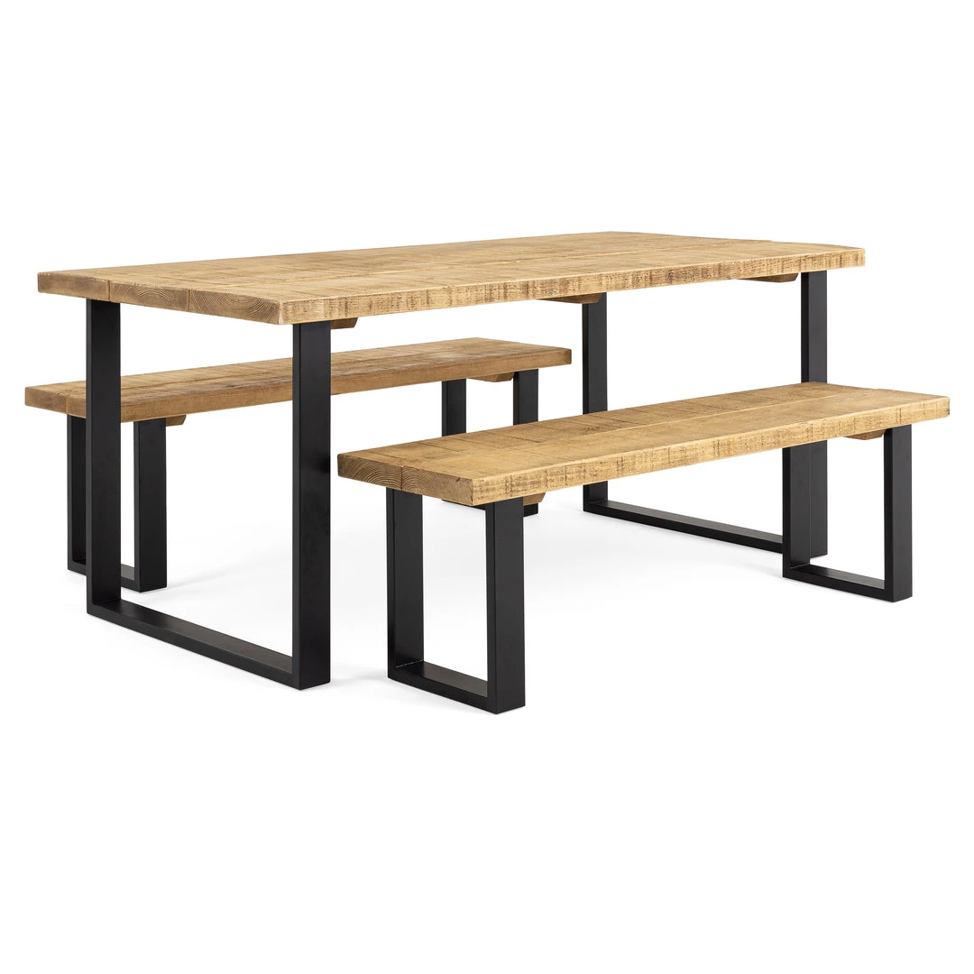 Funky Chunky Furniture Dining Table Sets Armstrong Dining Table And Benches 5 Funky Chunky Furniture Dining Table Sets Armstrong Dining Table And Benches