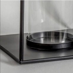 Funky Chunky Furniture Black Metal Lantern - Small Outdoor