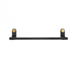 Funky Chunky Furniture Accessories Black Metal And Brass Towel Rail - Small