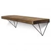Funky Chunky Furniture Bowes Solid Wood Shelf & Raw Steel Brackets - 9x1.5 Rustic Shelf (22.5cmx4cm) 2 Funky Chunky Furniture Bowes Solid Wood Shelf & Raw Steel Brackets - 9x1.5 Rustic Shelf (22.5cmx4cm)