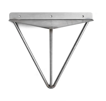 Funky Chunky Furniture Bowes Solid Wood Shelf & Raw Steel Brackets - 9x2 Rustic Shelf (22.5cmx5cm) 4 Funky Chunky Furniture Bowes Solid Wood Shelf & Raw Steel Brackets - 9x2 Rustic Shelf (22.5cmx5cm)