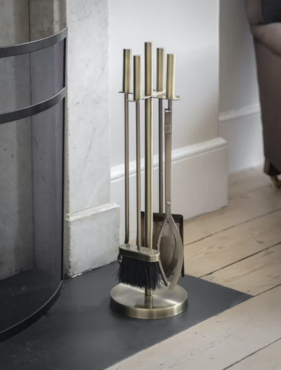 Funky Chunky Furniture Brass Fireside Tool Set And Stand Accessories 3 Funky Chunky Furniture Brass Fireside Tool Set And Stand Accessories