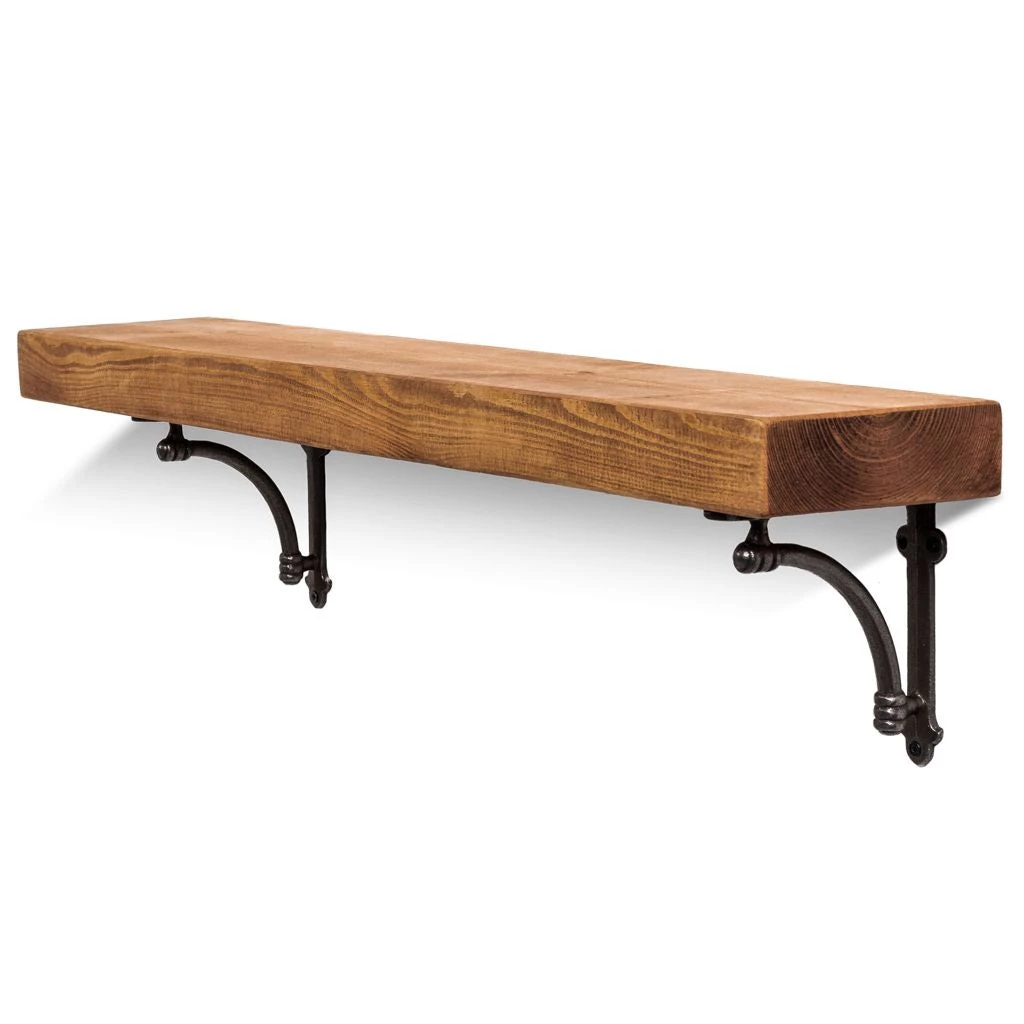 Funky Chunky Furniture All Wooden Shelving Causey Solid Wood Shelf & Brackets - 6x2 Smooth Shelf (14.5cmx4.5cm) 3 Funky Chunky Furniture All Wooden Shelving Causey Solid Wood Shelf & Brackets - 6x2 Smooth Shelf (14.5cmx4.5cm)