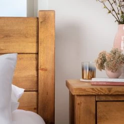 Funky Chunky Furniture Coleridge Tall Headboard Bed Frame Bedroom