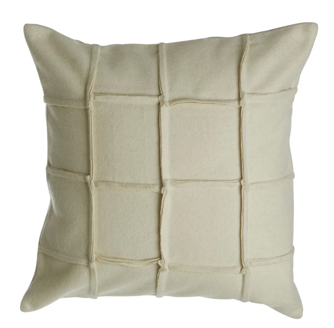 Funky Chunky Furniture Accessories Cream Wool Mix Cushion 3 Funky Chunky Furniture Accessories Cream Wool Mix Cushion