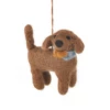 Funky Chunky Furniture Felted Wool Darcy Dog Decoration