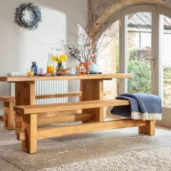 Funky Chunky Furniture Derwent Dining Bench Benches 18 Funky Chunky Furniture Derwent Dining Bench Benches