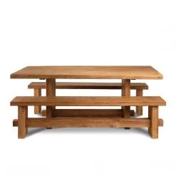 Funky Chunky Furniture Derwent Dining Table And Benches Dining Table Sets