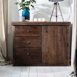 Funky Chunky Furniture Accessories Deep Blue Earthenware Vase