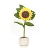 Funky Chunky Furniture Accessories Felted Wool Sunflower Decoration
