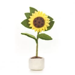 Funky Chunky Furniture Accessories Felted Wool Sunflower Decoration