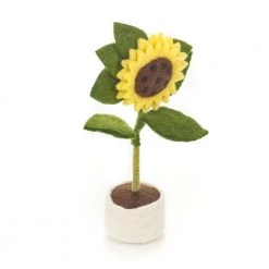 Funky Chunky Furniture Accessories Felted Wool Sunflower Decoration