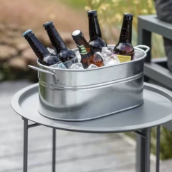 Funky Chunky Furniture Outdoor Galvanised Steel Plant Trough - Large 8 Funky Chunky Furniture Outdoor Galvanised Steel Plant Trough - Large