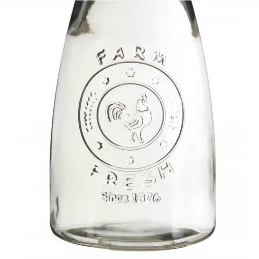Funky Chunky Furniture Glass Embossed Carafe