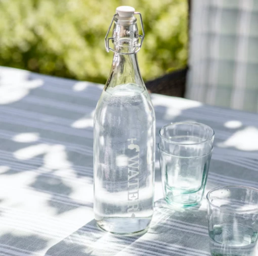 Funky Chunky Furniture Glass Tap Water Bottle - 1 Litre