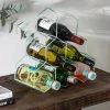 Funky Chunky Furniture Wine Racks Green Metal Wine Rack 2 Funky Chunky Furniture Wine Racks Green Metal Wine Rack