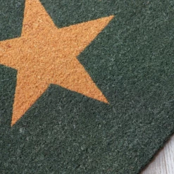 Funky Chunky Furniture Green Star Doormat Door Stops, Signs & Mats