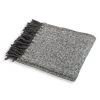 Funky Chunky Furniture Grey Herringbone Mohair Throw
