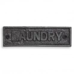 Funky Chunky Furniture Door Stops, Signs & Mats Laundry Door Sign