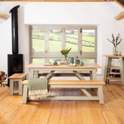 Funky Chunky Furniture Langley Oak Wine Rack