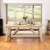 Funky Chunky Furniture Dining Tables Langley Oak Dining Table