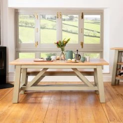 Funky Chunky Furniture Dining Tables Langley Oak Dining Table
