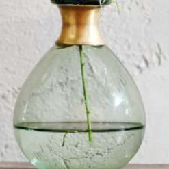 Funky Chunky Furniture Large Green Vase With Metal Neck Accessories