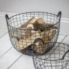 Funky Chunky Furniture Accessories Large Wire Log Basket