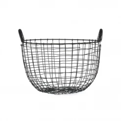 Funky Chunky Furniture Accessories Large Wire Log Basket