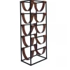 Funky Chunky Furniture Leather And Metal Wine Rack - 5 Bottles Wine Racks 2 Funky Chunky Furniture Leather And Metal Wine Rack - 5 Bottles Wine Racks