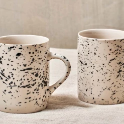 Funky Chunky Furniture Monochrome Mugs - Set Of 2