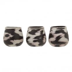 Funky Chunky Furniture Monochrome Tealights - Set Of 3