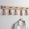 Funky Chunky Furniture Oak And Leather Coat Hooks - 5 2 Funky Chunky Furniture Oak And Leather Coat Hooks - 5