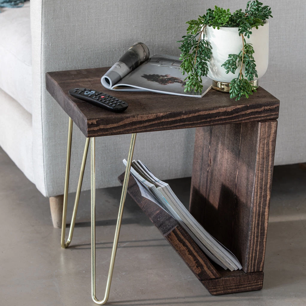 Funky Chunky Furniture Living Room Ouseburn Side Table With Storage 4 Funky Chunky Furniture Living Room Ouseburn Side Table With Storage