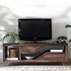 Funky Chunky Furniture Ouseburn TV Stand With Storage Living Room