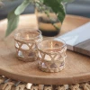 Funky Chunky Furniture Rattan Tealight Holders - Set Of 2 Outdoor 1 Funky Chunky Furniture Rattan Tealight Holders - Set Of 2 Outdoor