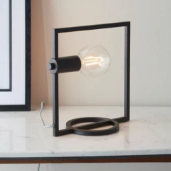 Funky Chunky Furniture Accessories Rectangle Black Table Lamp