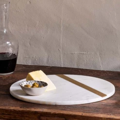 Funky Chunky Furniture Round Marble Cheese Board Accessories