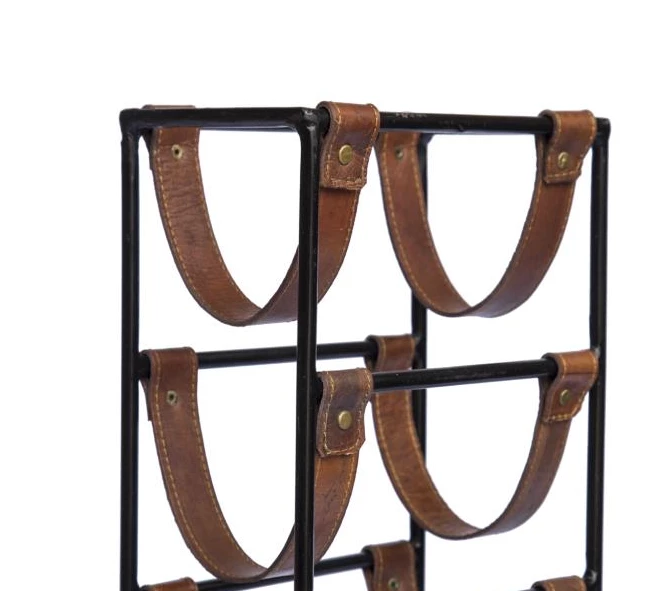 Funky Chunky Furniture Leather And Metal Wine Rack - 5 Bottles Wine Racks 6 Funky Chunky Furniture Leather And Metal Wine Rack - 5 Bottles Wine Racks