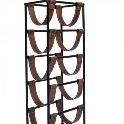 Funky Chunky Furniture Leather And Metal Wine Rack - 5 Bottles Wine Racks 8 Funky Chunky Furniture Leather And Metal Wine Rack - 5 Bottles Wine Racks