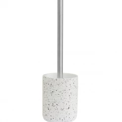 Funky Chunky Furniture Black And White Terrazzo Toilet Brush