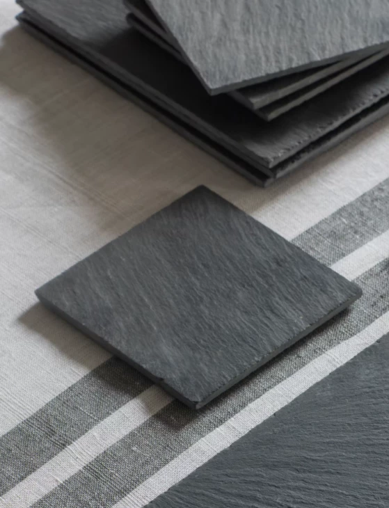 Funky Chunky Furniture Slate Coasters - Set Of 4 4 Funky Chunky Furniture Slate Coasters - Set Of 4