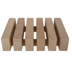 Funky Chunky Furniture Accessories Slatted Wood Soap Dish