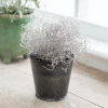 Funky Chunky Furniture Small Black Metal Plant Pot Outdoor