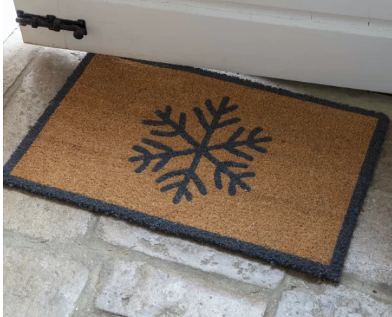 Funky Chunky Furniture Snowflake Doormat Door Stops, Signs & Mats 3 Funky Chunky Furniture Snowflake Doormat Door Stops, Signs & Mats